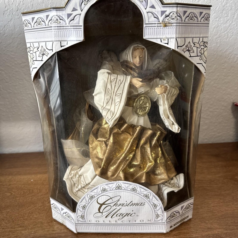 Vintage 1997 Trendmasters Christmas Magic Collection 12" Angel Tree Topper NIB - Picture 2 of 8